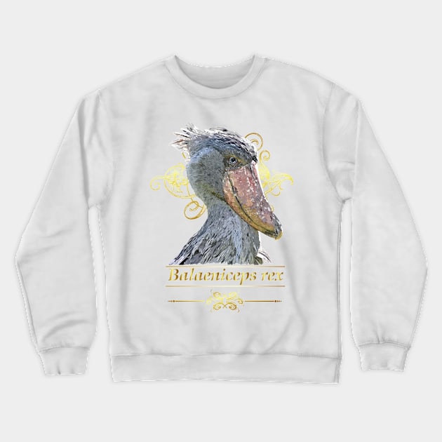 Shoebill Crewneck Sweatshirt by obscurite